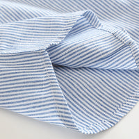 Load image into Gallery viewer, 2 Pieces Set Baby Kid Boys Striped Bow Shirts And Solid Color Rompers Wholesale 22121497
