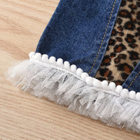 Load image into Gallery viewer, 2 Pieces Set Baby Kid Girls Leopard Vests Waistcoats And Shorts Wholesale 22121499
