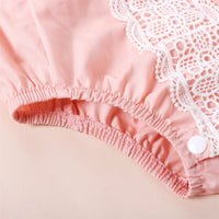 Load image into Gallery viewer, Baby Girls Color-blocking Lace Rompers Wholesale 221216117
