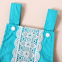 Load image into Gallery viewer, Baby Girls Color-blocking Lace Rompers Wholesale 221216117
