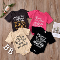 Load image into Gallery viewer, Baby Unisex Letters Rompers Wholesale 221216121
