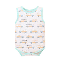 Load image into Gallery viewer, Baby Boys Car Cartoon Print Rompers Wholesale 221216122
