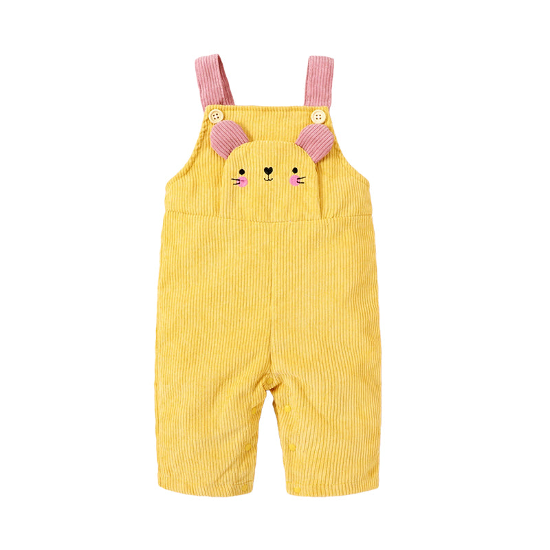 Baby Girls Color-blocking Cartoon Jumpsuits Wholesale 221216123
