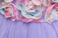 Load image into Gallery viewer, Kid Girls Color-blocking Flower Bow Dressy Birthday Party Princess Dresses Wholesale 221216140
