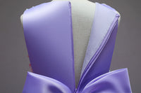 Load image into Gallery viewer, Kid Girls Color-blocking Flower Bow Dressy Birthday Party Princess Dresses Wholesale 221216140
