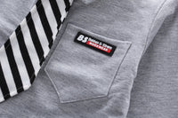 Load image into Gallery viewer, 2 Pieces Set Baby Kid Boys Bow Tops And Checked Pants Wholesale 221216144
