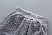 Load image into Gallery viewer, 2 Pieces Set Baby Kid Boys Bow Tops And Checked Pants Wholesale 221216144
