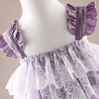 Load image into Gallery viewer, Baby Girls Lace Rompers Wholesale 221216150
