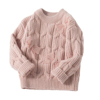Load image into Gallery viewer, Baby Kid Girls Solid Color Sweaters Knitwear Wholesale 221216158
