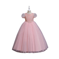 Load image into Gallery viewer, Kid Girls Solid Color Dressy Party Dresses Princess Dresses Wholesale 221216159
