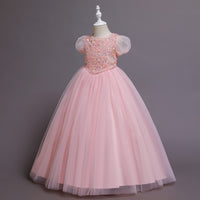 Load image into Gallery viewer, Kid Girls Solid Color Dressy Party Dresses Princess Dresses Wholesale 221216159
