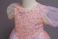 Load image into Gallery viewer, Kid Girls Solid Color Dressy Party Dresses Princess Dresses Wholesale 221216159
