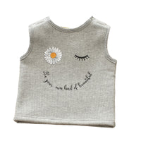 Load image into Gallery viewer, Baby Girls Letters Flower Print Tank Tops Wholesale 221216167
