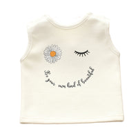 Load image into Gallery viewer, Baby Girls Letters Flower Print Tank Tops Wholesale 221216167
