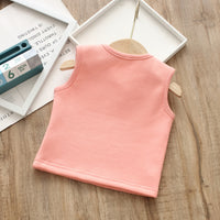 Load image into Gallery viewer, Baby Girls Letters Flower Print Tank Tops Wholesale 221216167
