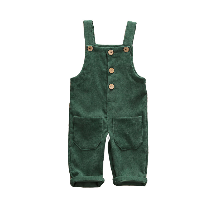 Baby Kid Girls Solid Color Jumpsuits Wholesale 221216177