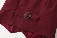 Load image into Gallery viewer, 3 Pieces Set Baby Kid Boys Birthday Party Bow Shirts And Solid Color Vests Waistcoats And Trousers Wholesale 221216180
