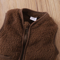 Load image into Gallery viewer, 2 Pieces Set Baby Unisex Solid Color Vests Waistcoats And Crochet Jumpsuits Wholesale 221216182
