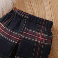 Load image into Gallery viewer, 2 Pieces Set Baby Kid Boys Checked Blazers And Trousers Wholesale 221216183
