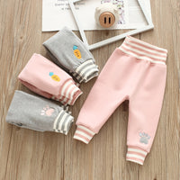 Load image into Gallery viewer, Baby Girls Cartoon Embroidered Pants Wholesale 221216184
