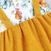 Load image into Gallery viewer, Baby Girls Flower Print Rompers And Accessories Headwear Wholesale 221216185
