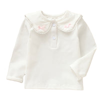 Load image into Gallery viewer, Baby Girls Solid Color Bow Tops Wholesale 221216214
