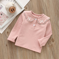 Load image into Gallery viewer, Baby Girls Solid Color Bow Tops Wholesale 221216214
