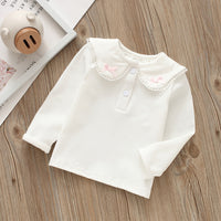 Load image into Gallery viewer, Baby Girls Solid Color Bow Tops Wholesale 221216214
