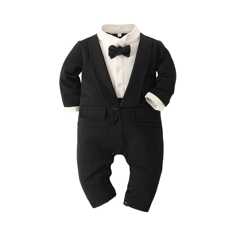 Baby Boys Bow Jumpsuits Wholesale 221216216