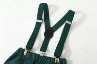 Load image into Gallery viewer, 2 Pieces Set Baby Kid Boys Birthday Party Solid Color Bow Shirts And Rompers Wholesale 221216226
