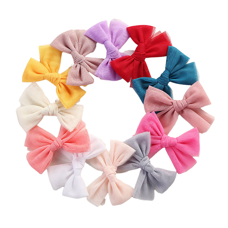 Girls Solid Color Bow Accessories Headwear Wholesale 221216236