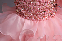 Load image into Gallery viewer, Baby Kid Girls Solid Color Birthday Party Dresses Princess Dresses Headwear Wholesale 221216241
