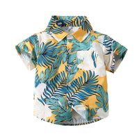 Load image into Gallery viewer, Baby Kid Girls Plant Print Shirts Wholesale 221216244
