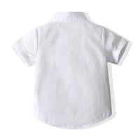 Load image into Gallery viewer, 3 Pieces Set Baby Kid Boys Bow Shirts And Checked Vests Waistcoats And Shorts Wholesale 221216255
