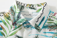 Load image into Gallery viewer, Baby Kid Boys Plant Print Beach Shirts Wholesale 221216258
