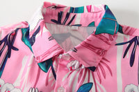 Load image into Gallery viewer, 2 Pieces Set Baby Kid Boys Tropical Shirts And Solid Color Shorts Wholesale 221216259
