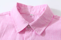 Load image into Gallery viewer, 2 Pieces Set Baby Kid Boys Solid Color Shirts And Rompers Wholesale 221216270
