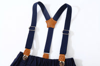 Load image into Gallery viewer, 2 Pieces Set Baby Kid Boys Solid Color Shirts And Rompers Wholesale 221216270
