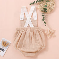 Load image into Gallery viewer, Baby Girls Flower Embroidered Rompers Wholesale 221216279
