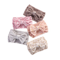 Load image into Gallery viewer, Girls Flower Polka dots Bow Print Accessories Headwear Wholesale 221216282
