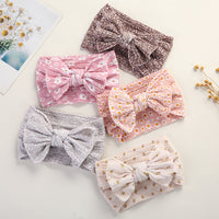 Load image into Gallery viewer, Girls Flower Polka dots Bow Print Accessories Headwear Wholesale 221216282
