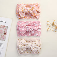 Load image into Gallery viewer, Girls Flower Polka dots Bow Print Accessories Headwear Wholesale 221216282
