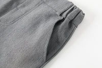 Load image into Gallery viewer, 3 Pieces Set Baby Kid Boys Solid Color Bow Shirts Vests Waistcoats And Pants Wholesale 221216290
