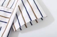 Load image into Gallery viewer, 2 Pieces Set Baby Kid Boys Birthday Party Striped Bow Shirts And Solid Color Rompers Wholesale 221216309
