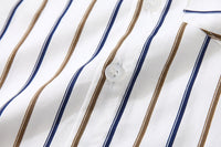 Load image into Gallery viewer, 2 Pieces Set Baby Kid Boys Birthday Party Striped Bow Shirts And Solid Color Rompers Wholesale 221216309
