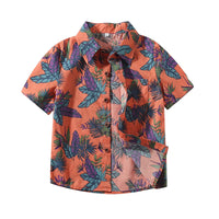 Load image into Gallery viewer, Baby Kid Boys Tropical print Shirts Wholesale 221216312
