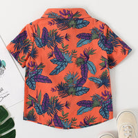 Load image into Gallery viewer, Baby Kid Boys Tropical print Shirts Wholesale 221216312
