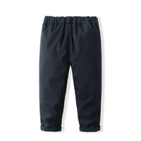 Load image into Gallery viewer, 3 Pieces Set Baby Kid Boys Birthday Party Solid Color Bow Shirts Checked Vests Waistcoats And Pants Wholesale 221216325
