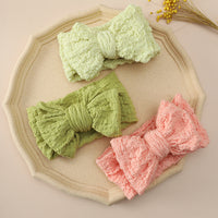 Load image into Gallery viewer, Girls Solid Color Bow Accessories Headwear Wholesale 221216329
