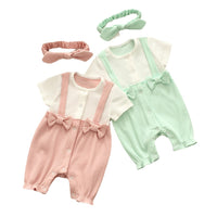 Load image into Gallery viewer, Baby Unisex Solid Color Bow Rompers Accessories Headwear Wholesale 221216334
